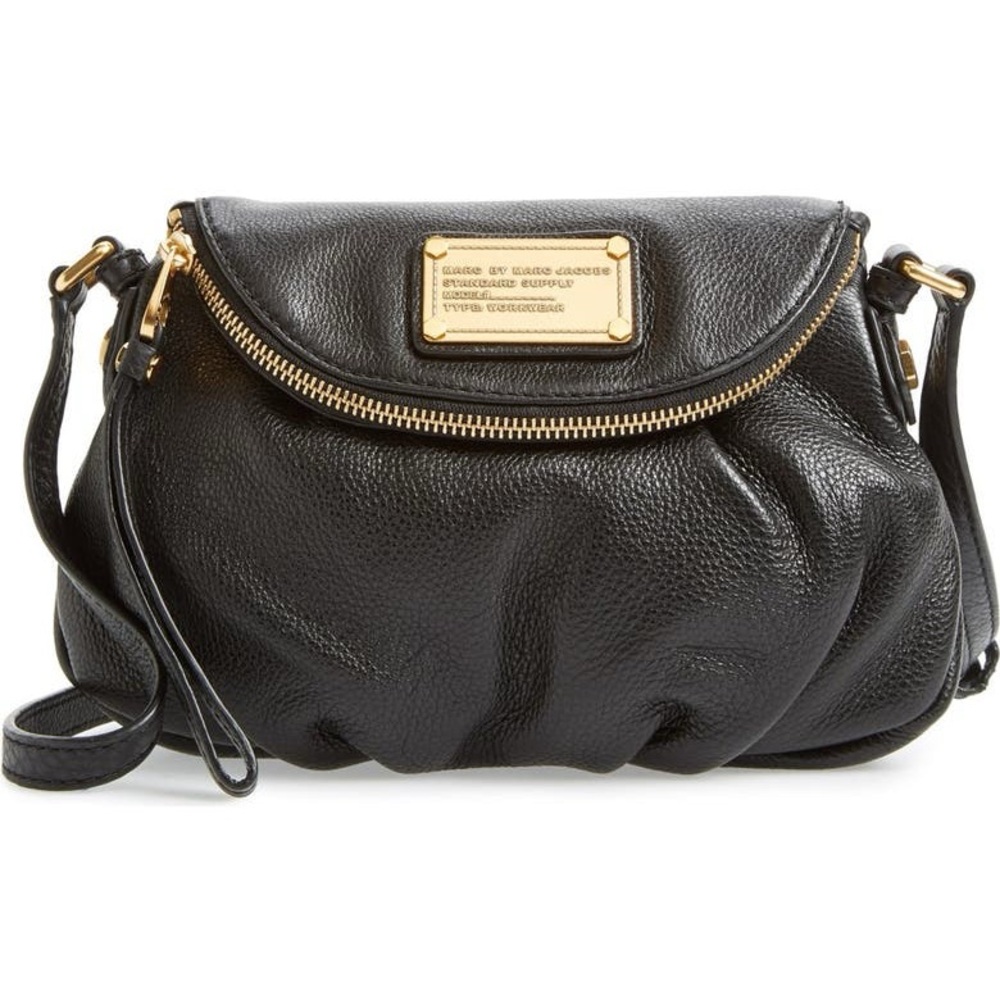 Marc by Marc Jacobs Classic Q Natasha Pebbled Leather Crossbody Bag